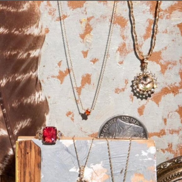 Catbird Jewelry - Catbird x Vito's Gems Rothko's Garnet Necklace